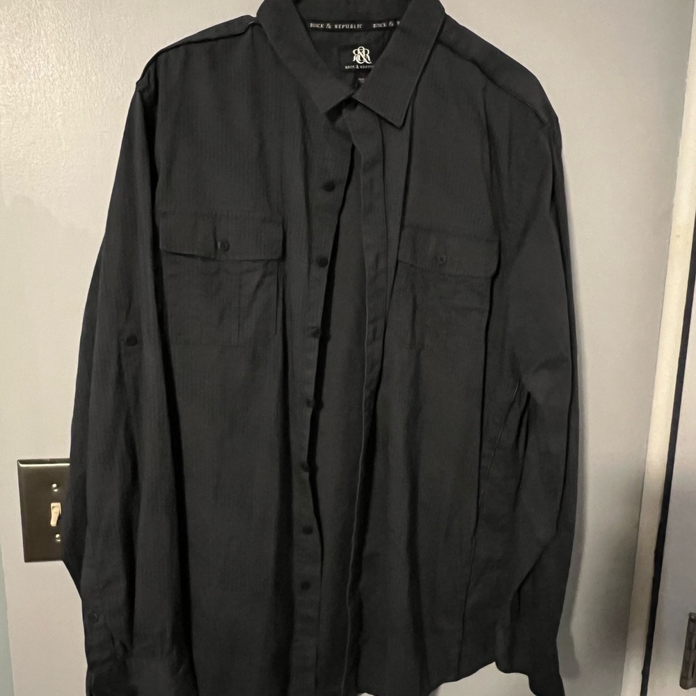 Men’s Rock &Republic button down shirt 2XL